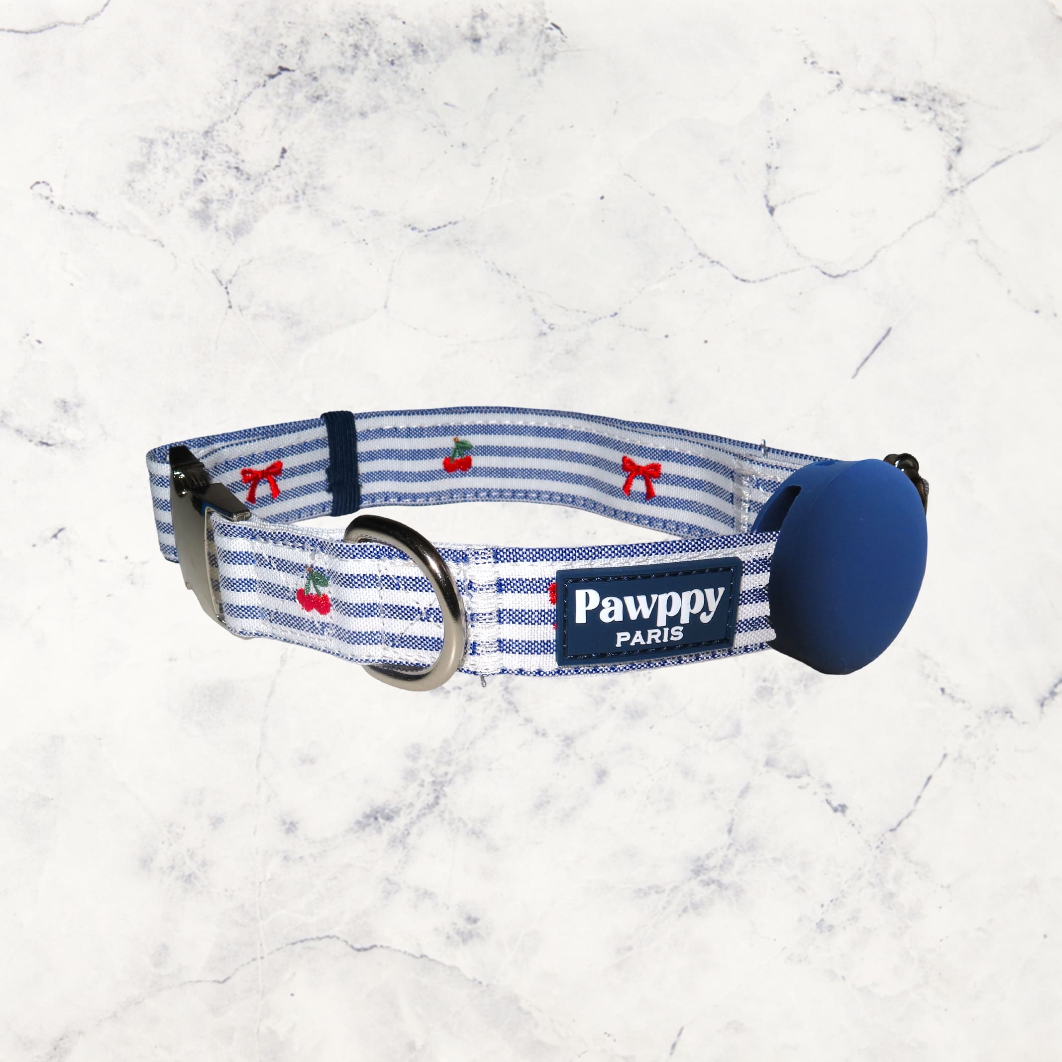 Pawppy Paris - Collier Chéri avec boîtier AirTag